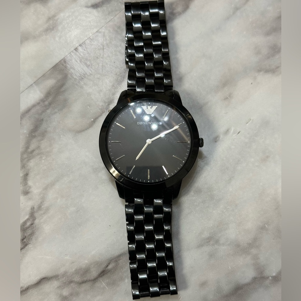 Black Emporio Armani Watch